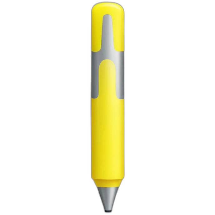 yellow highlighter pen tip emoji