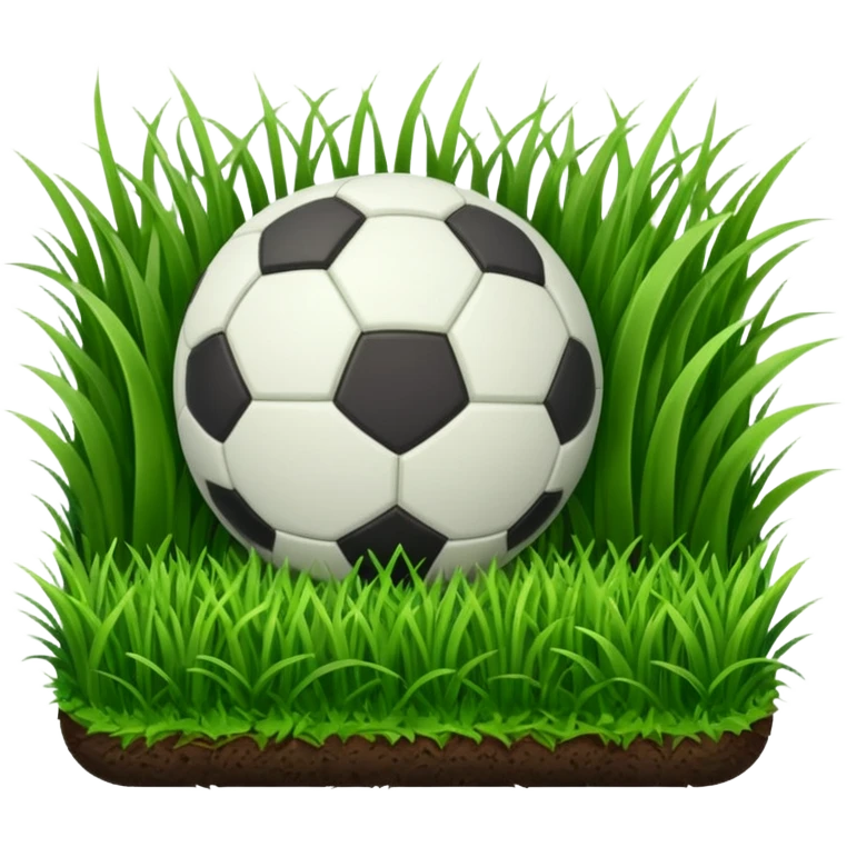 piece of short grass of a soccer field emoji