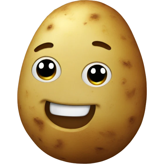A loving potato emoji