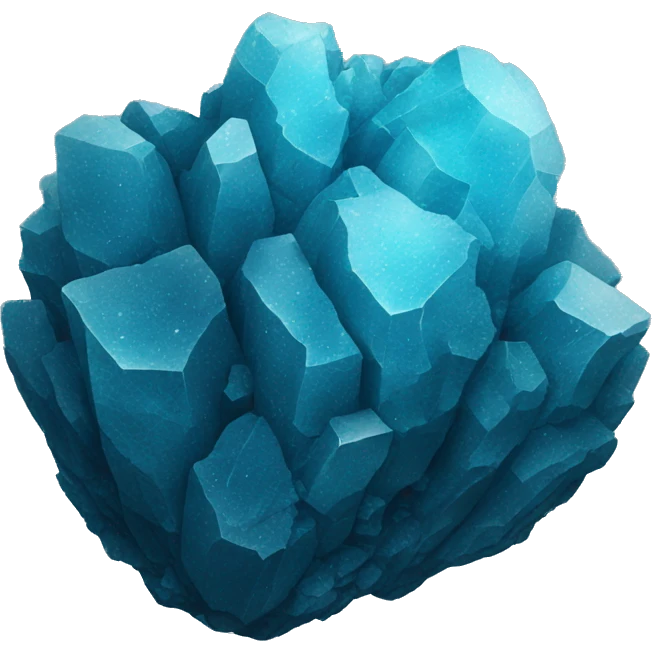 blue mineral emoji