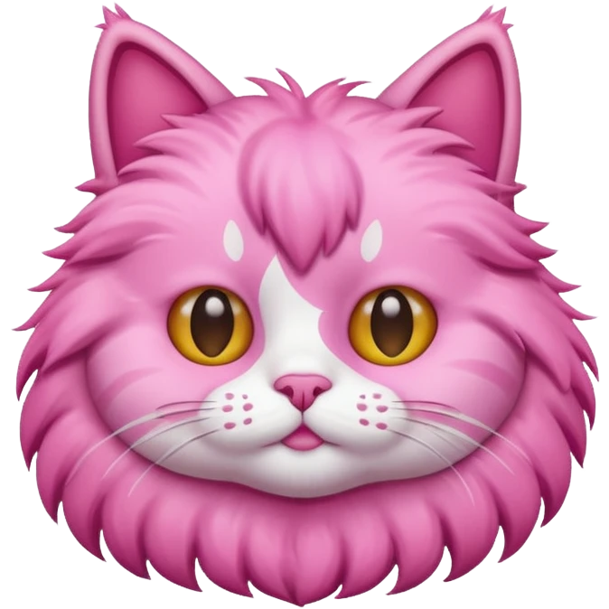 Pink cat emoji