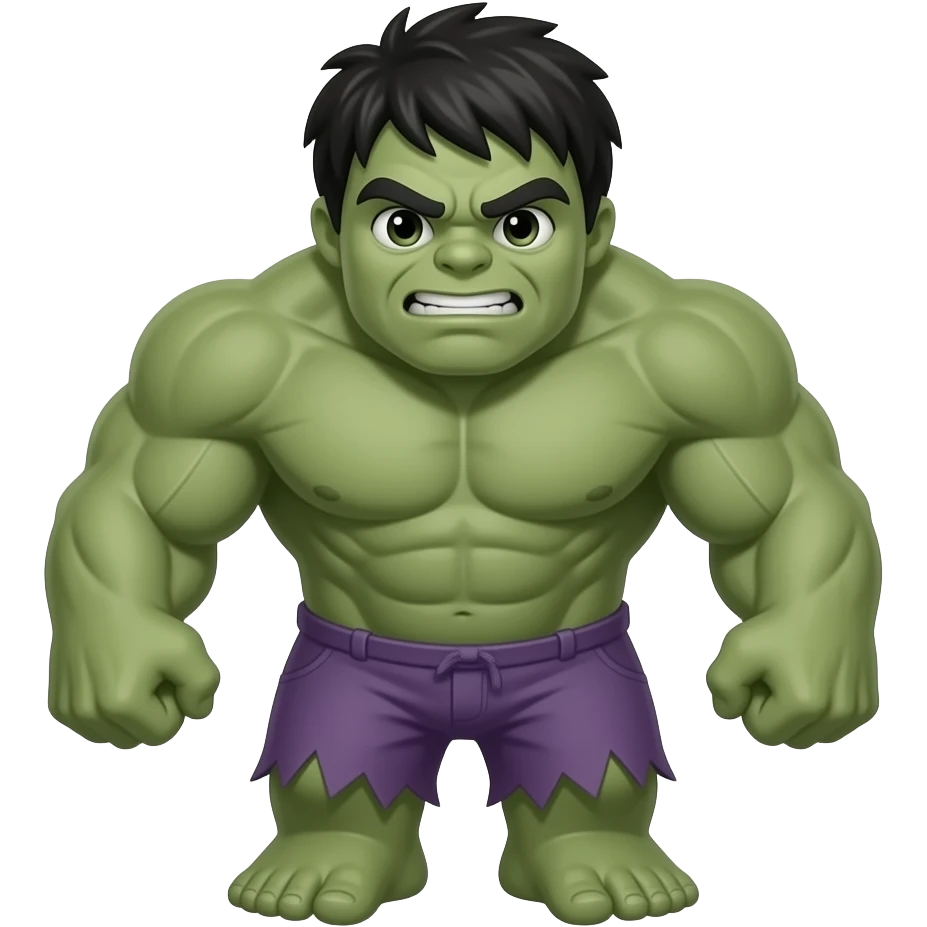 cute pink hulk emoji