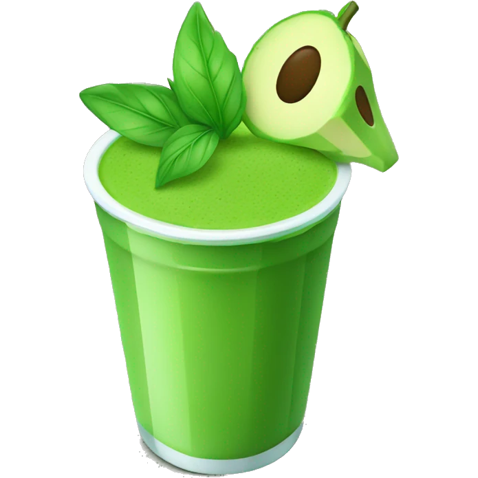 Green smoothie emoji