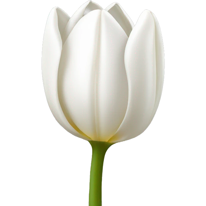 white tulip emoji