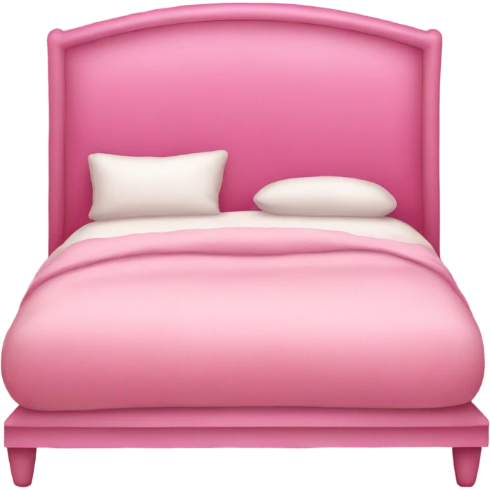 Pink bed  emoji