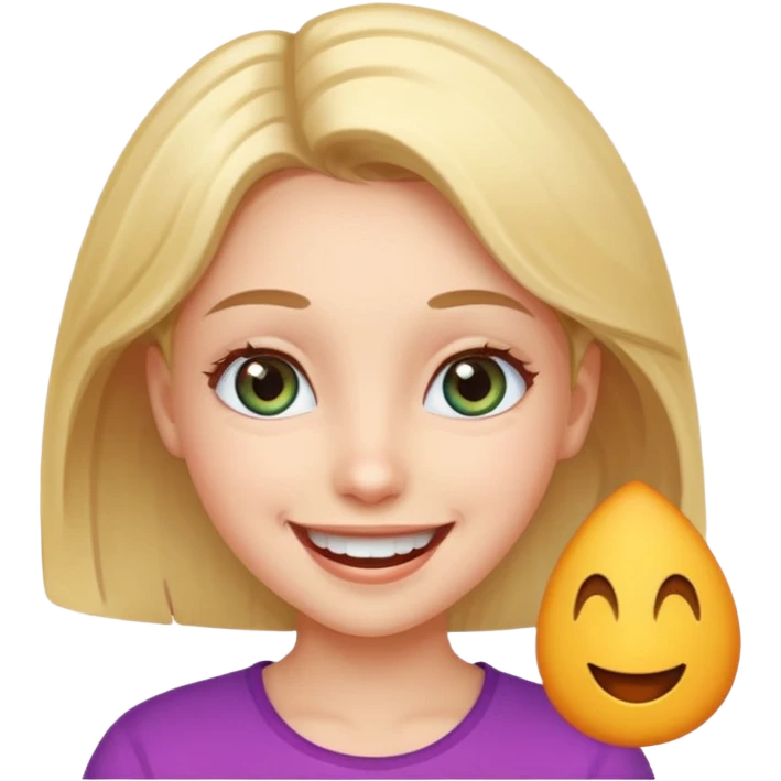 Девушка в восторге emoji