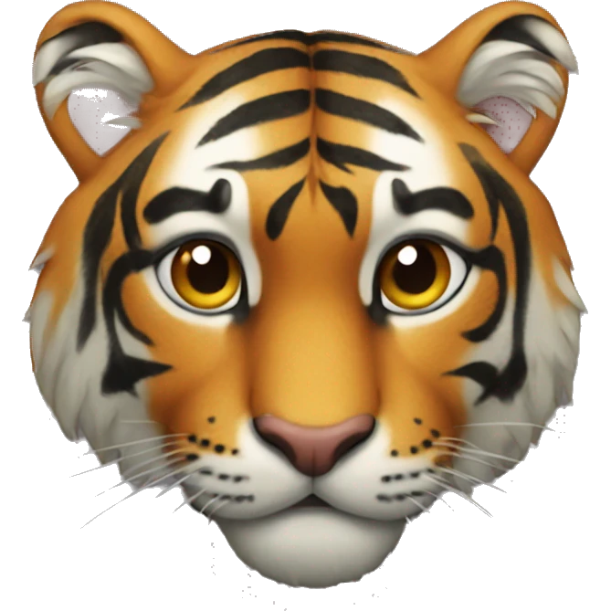 Tiger heart emoji