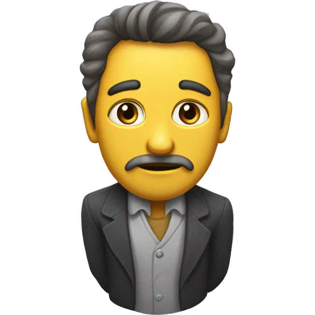 Желтый шар с фиолетовыми сердечками в глазах emoji