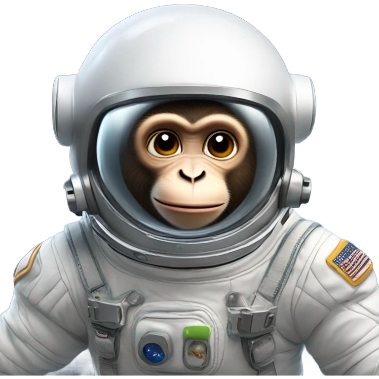 Space monkey emoji