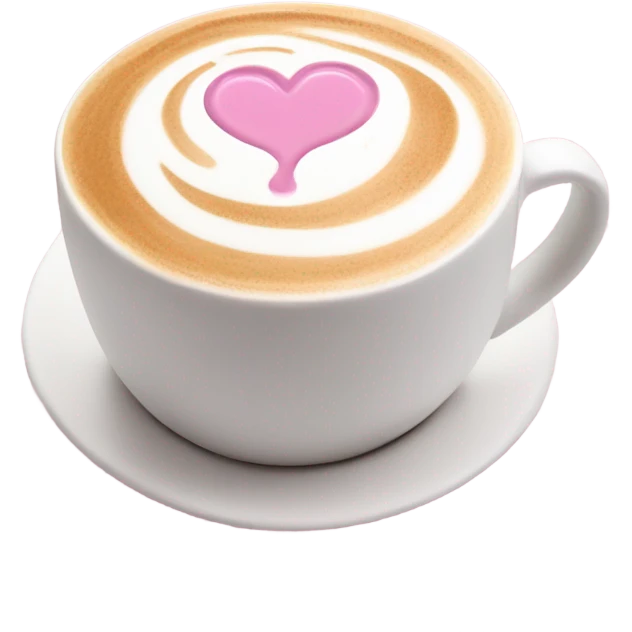 Pink latte  emoji