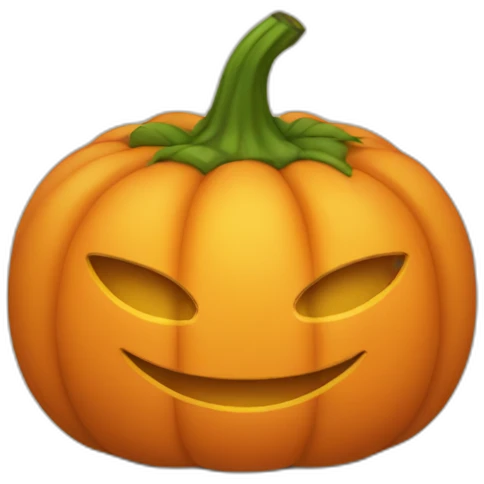 Chat citrouille emoji