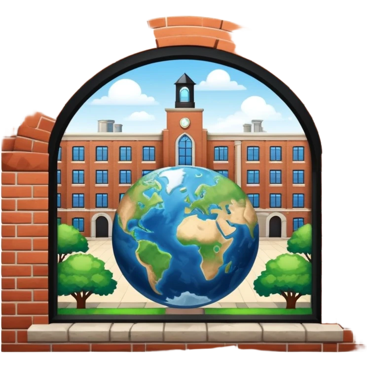 university on planet Earth emoji