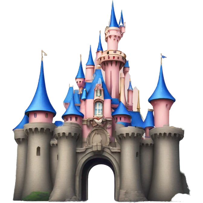 Disneyland paris castle emoji