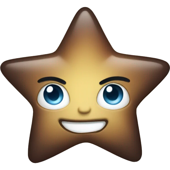Winking star face  emoji