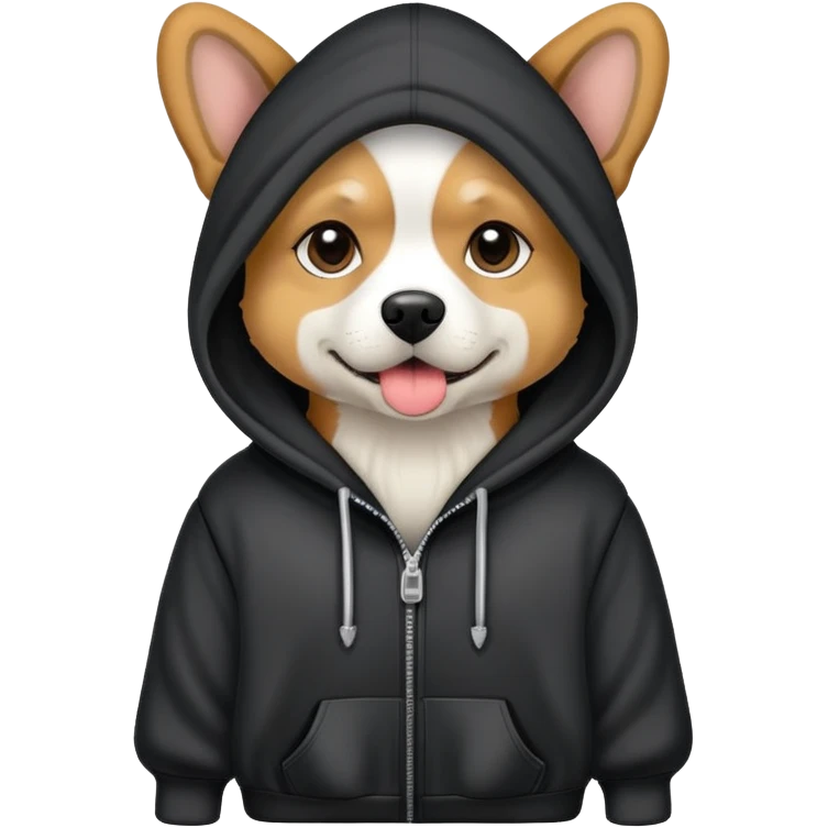 Dog hoodie emoji