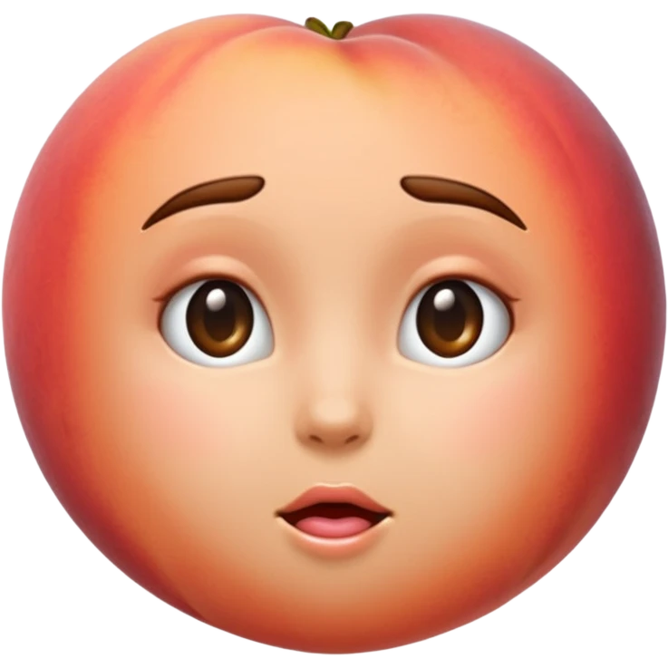 Peach emoji slapped  emoji