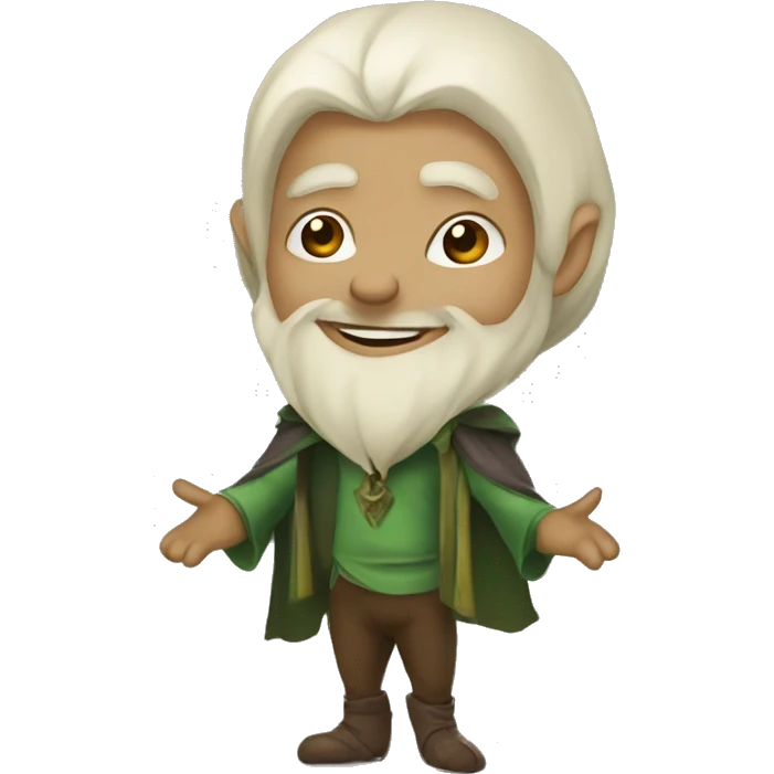 Duende con nariz larga  emoji