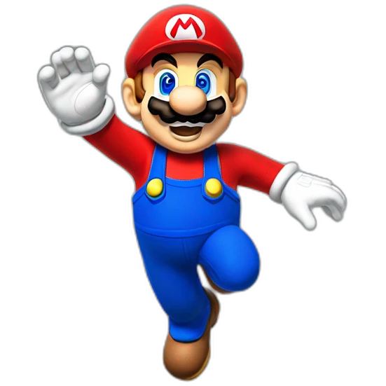 Mario Jumping emoji