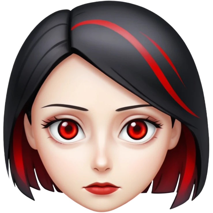 Alita red streak under each eye emoji
