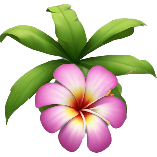 Tropical flower emoji