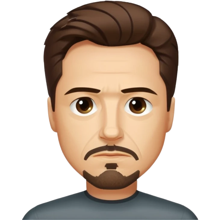 thinking tony stark emoji