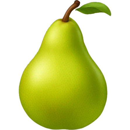 Pear emoji