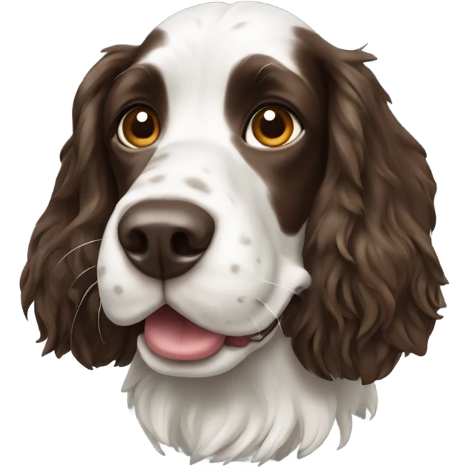 Springer spaniel dog emoji