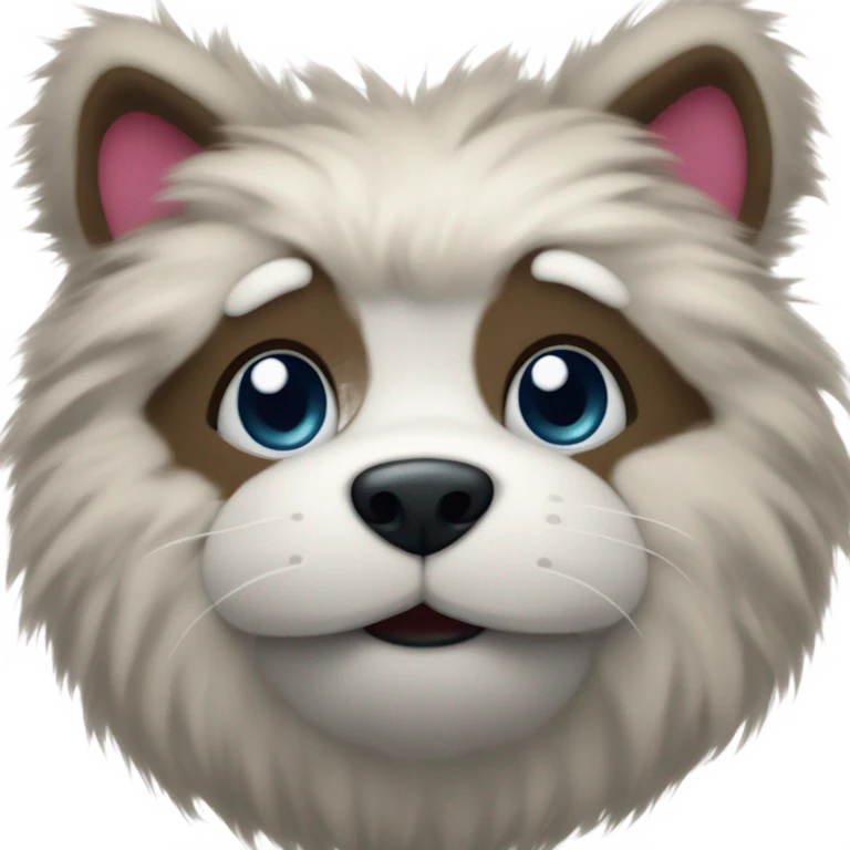 furry heart no face emoji