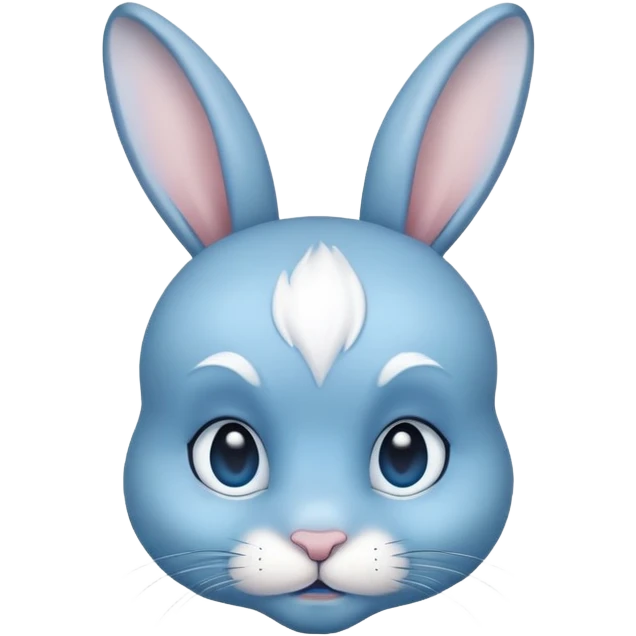 bunny boy blue emoji