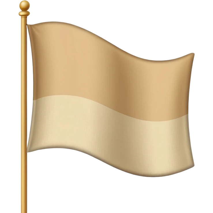 Beige flag like 🚩 but vaige color emoji