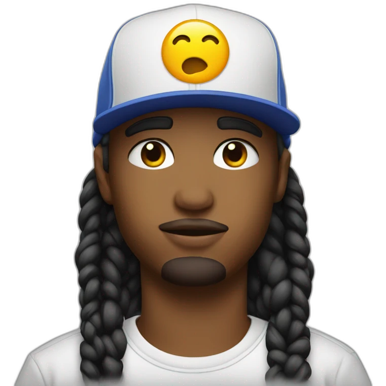 streetwear, with GUT written on the cap emoji