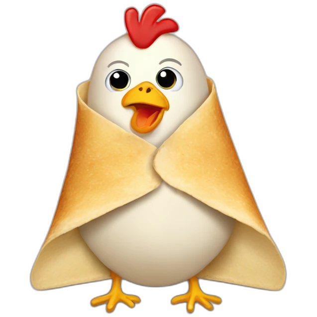 chicken burrito emoji