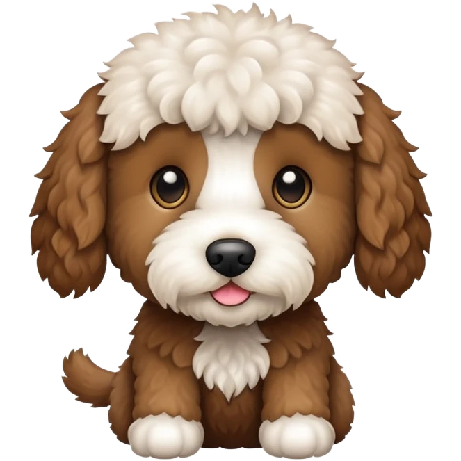 Toy labardoodle emoji