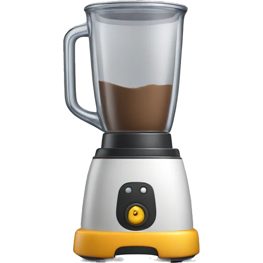 a blender attached in place of someone’s torso emoji