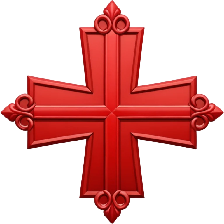 cruz de borgoña emoji