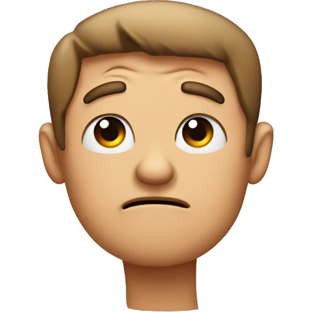 frowning thumbs down emoji