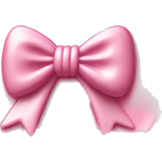 Light pink Wax seal with a bow in the middle  emoji