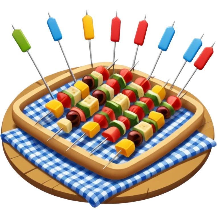پیک نیک با سیخ و سنجاق emoji