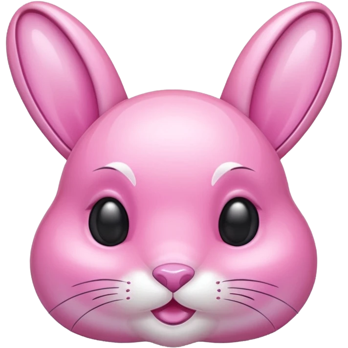 crystal bunny pink emoji