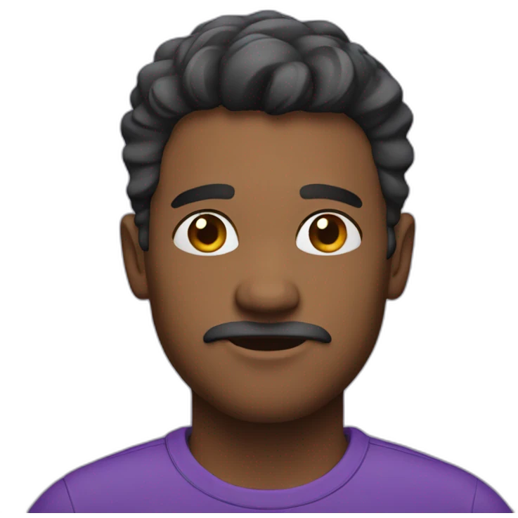 Homme violet emoji
