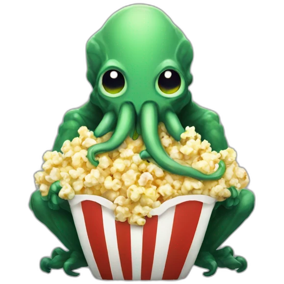 cthulhu-eating-popcorn emoji