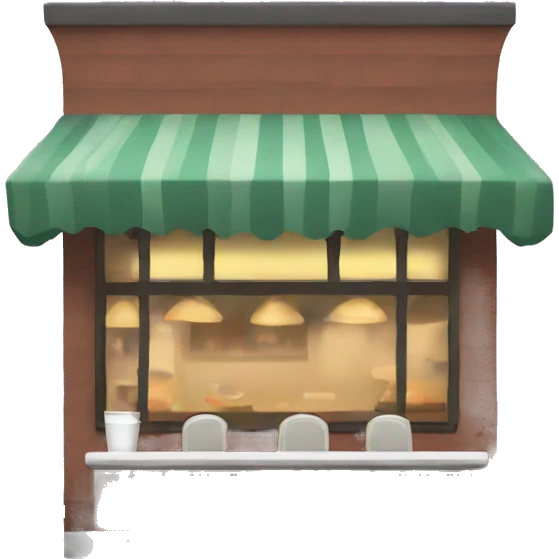 restaurant flat emoji