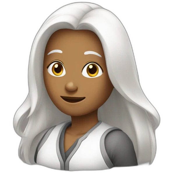 une personne blanche au cheveux brun qui parle dans un micro emoji