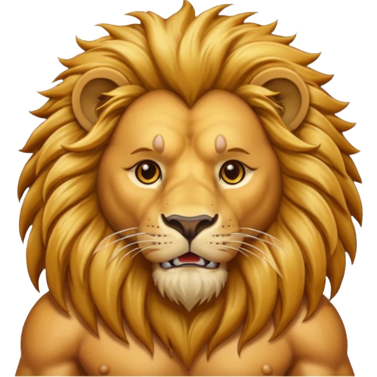 thirsty lion emoji emoji