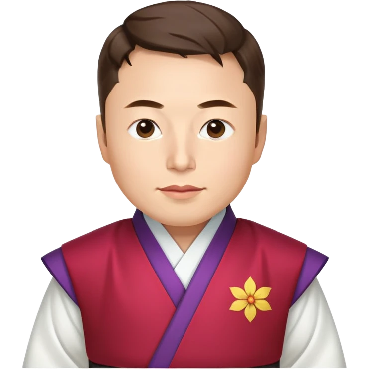 Elon Musk in hanbok emoji