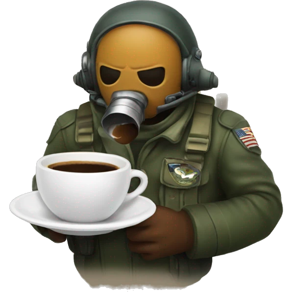helldiver drinking coffee emoji