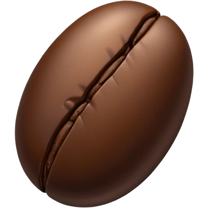 coffee bean with a shine emoji
