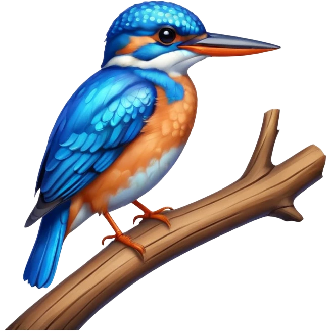 Blue Kingfisher emoji