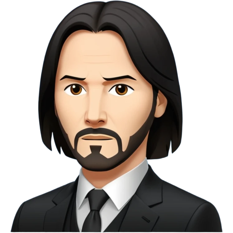 Elinde silah tutan jon wick emoji