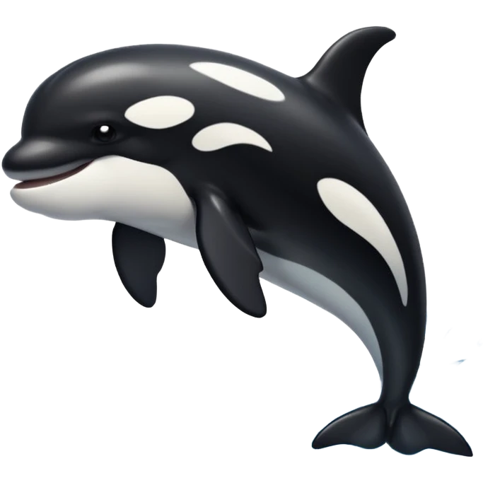 Orca without the eyes emoji